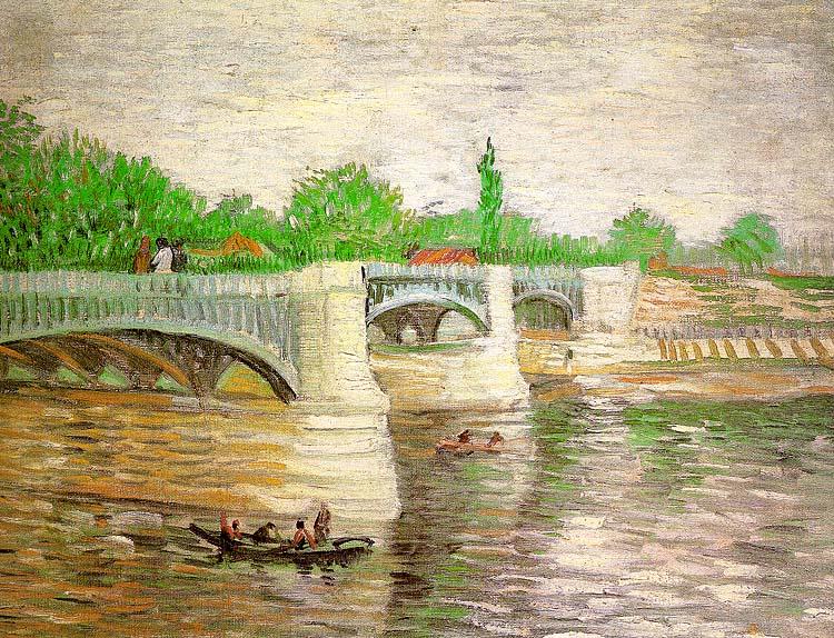 Vincent Van Gogh The Seine with the Pont de la Grand Jatte china oil painting image